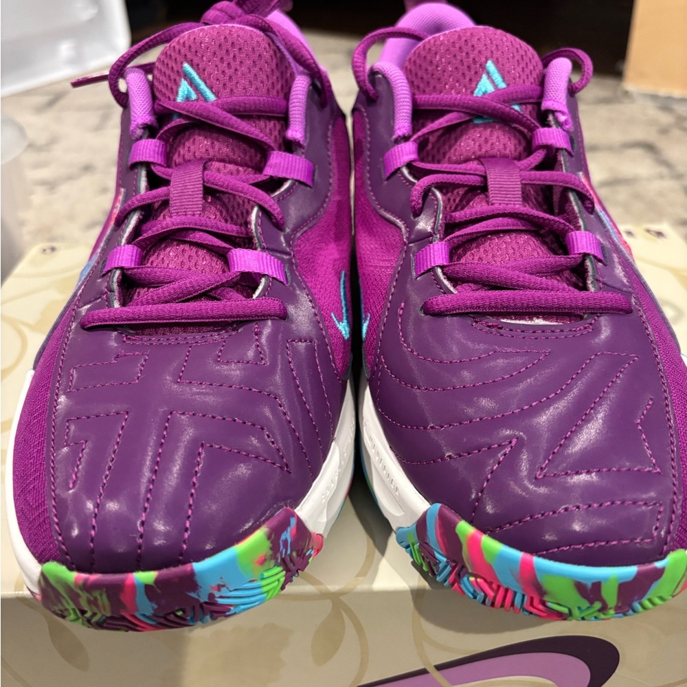 Nike Zoom Freak 5 GS Alphabet Bros Purple Basketball